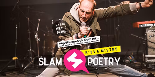 SLAM POETRY BITVA MISTR\u016e 2026 | Praha, Are\u00e1l 7 | Anatol, Mat\u011bj, Freya, Va\u0161ek ad.