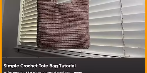 CROCHET A TOTE BAG NIGHT!! JUNE 2026