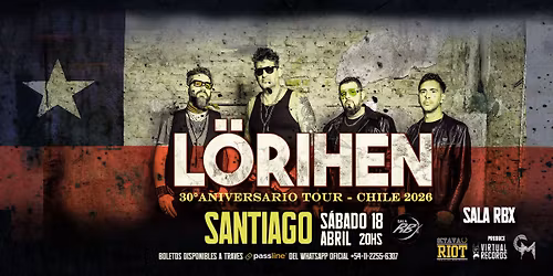 L\u00d6RIHEN \/ SANTIAGO DE CHILE S\u00e1b 18\/4\/26