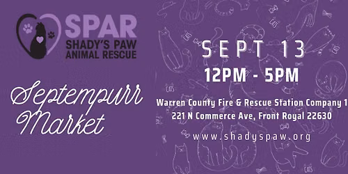 Shady's Paw 3rd Annual Septempurr Market