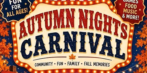 Autumn Night Carnival at Cashman Park