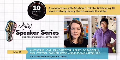 Artist Speaker Series: Alix Kyrie, Mel Cotton