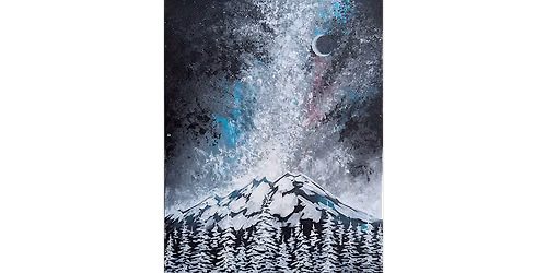 Galaxy Over the Mountain - Paint and Sip in Sacramento | Classpop!\u2122