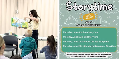 June Storytime with Ms. Liz