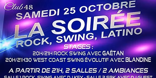 LA SOIREE Rock, Swing, Latino