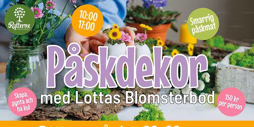P\u00e5skdekor med Lottas Blomsterbod p\u00e5 Rytterneg\u00e5rden