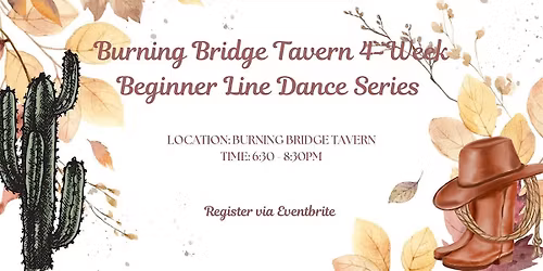 Burning Bridge Tavern 4-Week Beginner Line Dance Series