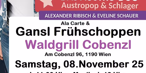 Gansl Fr\u00fchschoppen am Cobenzl mit Alex Ribisch & Eveline Schauer LIVE