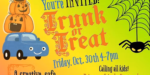 Trunk or Treat - A Free Halloween Event