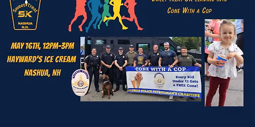 Nashua's Cone with a Cop & Sweet Treat 5K