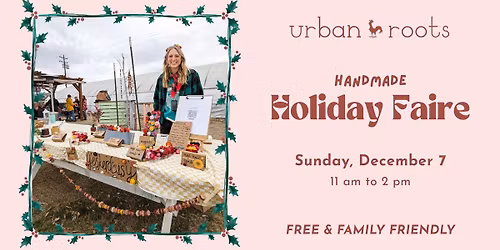 Handmade Holiday Faire (FREE)