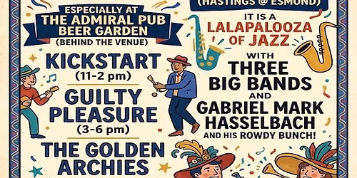 **HATS OFF DAY BEER GARDEN PARTY WITH KICKSTART AT THE ADMIRAL! ***