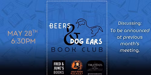 Beer & Dog Ears Book Club at Jolly Roger Brewery