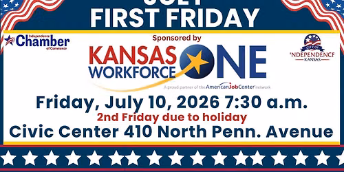 July First Friday - Sponsored by Kansas WorkForceONE