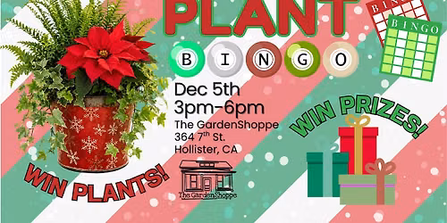 Plant Bingo to Support Animal Rescue!