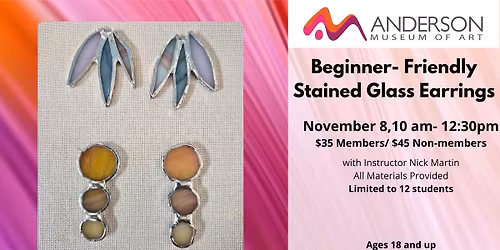 Beginner-Friendly Stained Glass Earrings 
