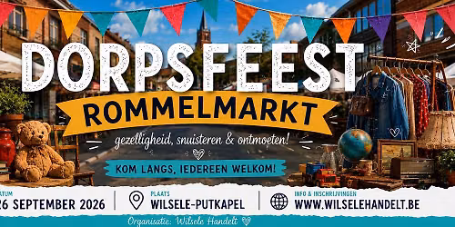 Rommelmarkt @ Dorpsfeest Wilsele