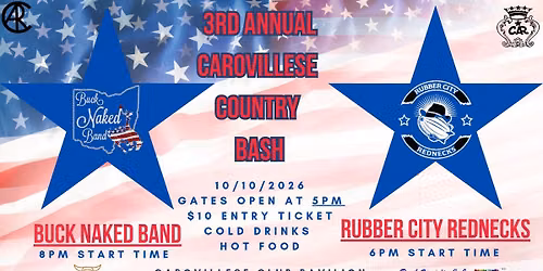 3rd Annual Carovillese Country Bash!