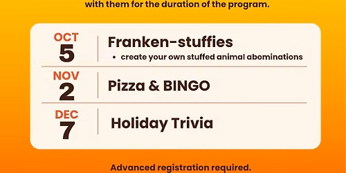 Homeschool Hangout: Pizza & BINGO