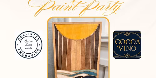 Cocoa Vino Rays of Light Paint and Sip 1\/8