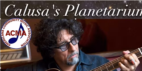 Dan Navarro in concert. Kevin John Allen opens. ACMA @ Calusa Planetarium Music Under The Stars