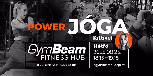 GymBeam POWER j\u00f3ga Kittivel