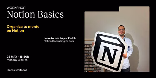 Workshop Notion Basics con Juan Andr\u00e9s L\u00f3pez Padilla