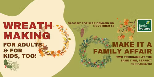 Natural Wreath Making Workshop for Adults