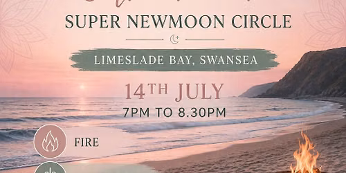 Sound Waves @beach Super New Moon Circle