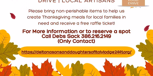 Thanksgiving Artisian Market