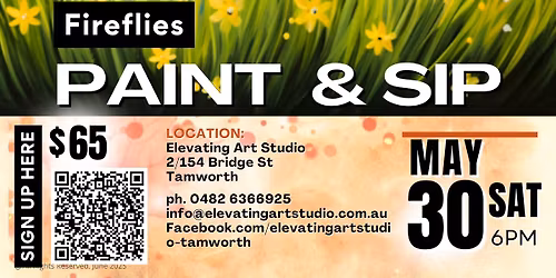 Paint & Sip Fireflies