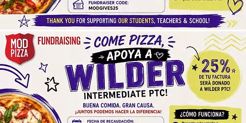 \ud83c\udf55MOD Pizza + Wilder benefit day\ud83e\udd57