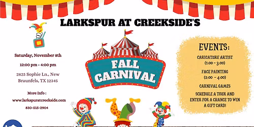 Larkspur at Creekside's Fall Carnival