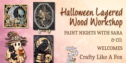 Halloween Layered Wood Paint Workshop