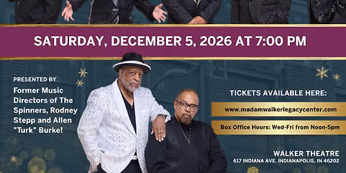 Holiday on the Ave Revue at Madame Walker Theatre Center