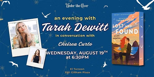 An Evening with Tarah Dewitt in conversation with Chelsea Curto