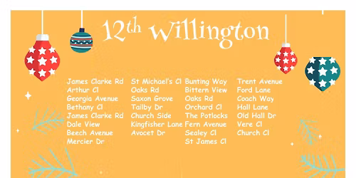 12th Dec Willington