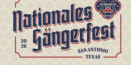 2026 NASB National Saengerfest in San Antonio, TX