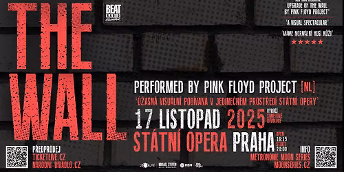 The Wall - v\u011bhlasn\u00e9 proveden\u00ed alba Pink Floyd na jedine\u010dn\u00e9m m\u00edst\u011b od The Pink Floyd Project (NL).