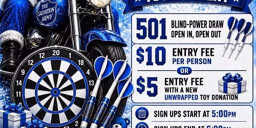 Salvation Army Annual Toy Run Tournament & Silent Auction