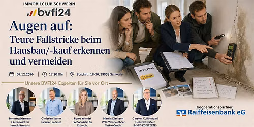 Augen auf: Teure Fallstricke beim Hausbau\/ -kauf erkennen u. vermeiden