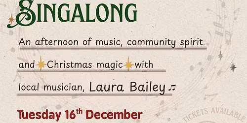 Cosy Christmas Singalong - with Laura Bailey
