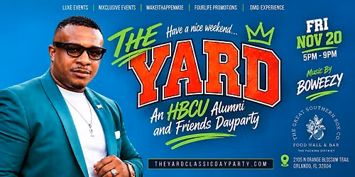 THE YARD: An HBCU Alumni & Friends Dayparty | Florida Classic Weekend