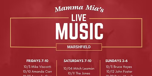 Live Music in Marshfield