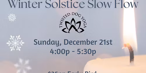 Candlelight Winter Solstice Slow Flow