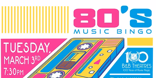 80's Music Bingo