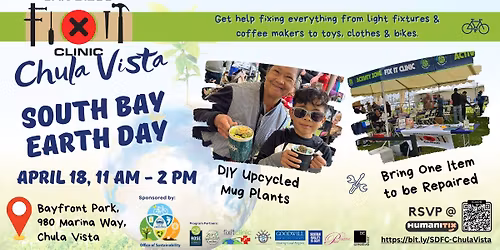 SD Fixit Clinic at Chula Vista South Bay Earth Day