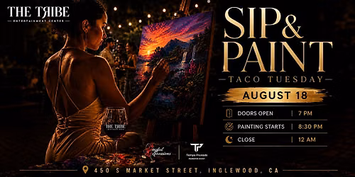 Sip & Paint Taco Tuesday | Wine, Art & Good Vibes
