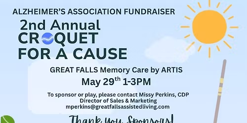 2nd Annual Croquet for a Cause - Alzheimer\u2019s Association Fundraiser