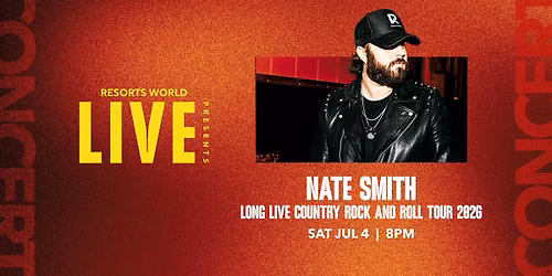 Resorts World LIVE Presents: Nate Smith